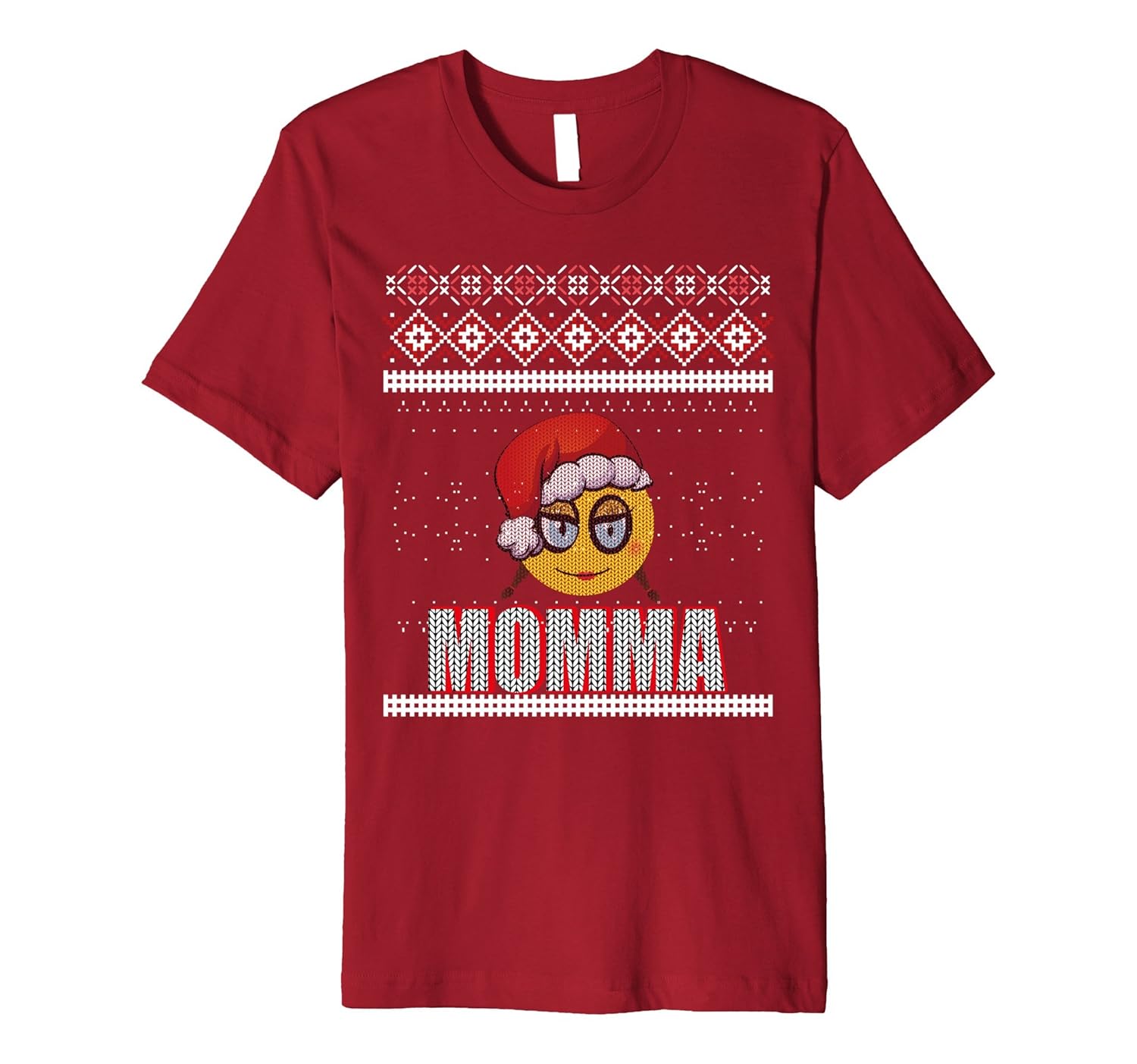 Momma Christmas T shirt Ugly Christmas Sweater For Mom-ANZ