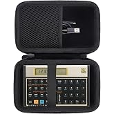 JINMEI Hard EVA Carrying Case Compatible with HP 12C/HP 12CP Financial Calculator Storage case