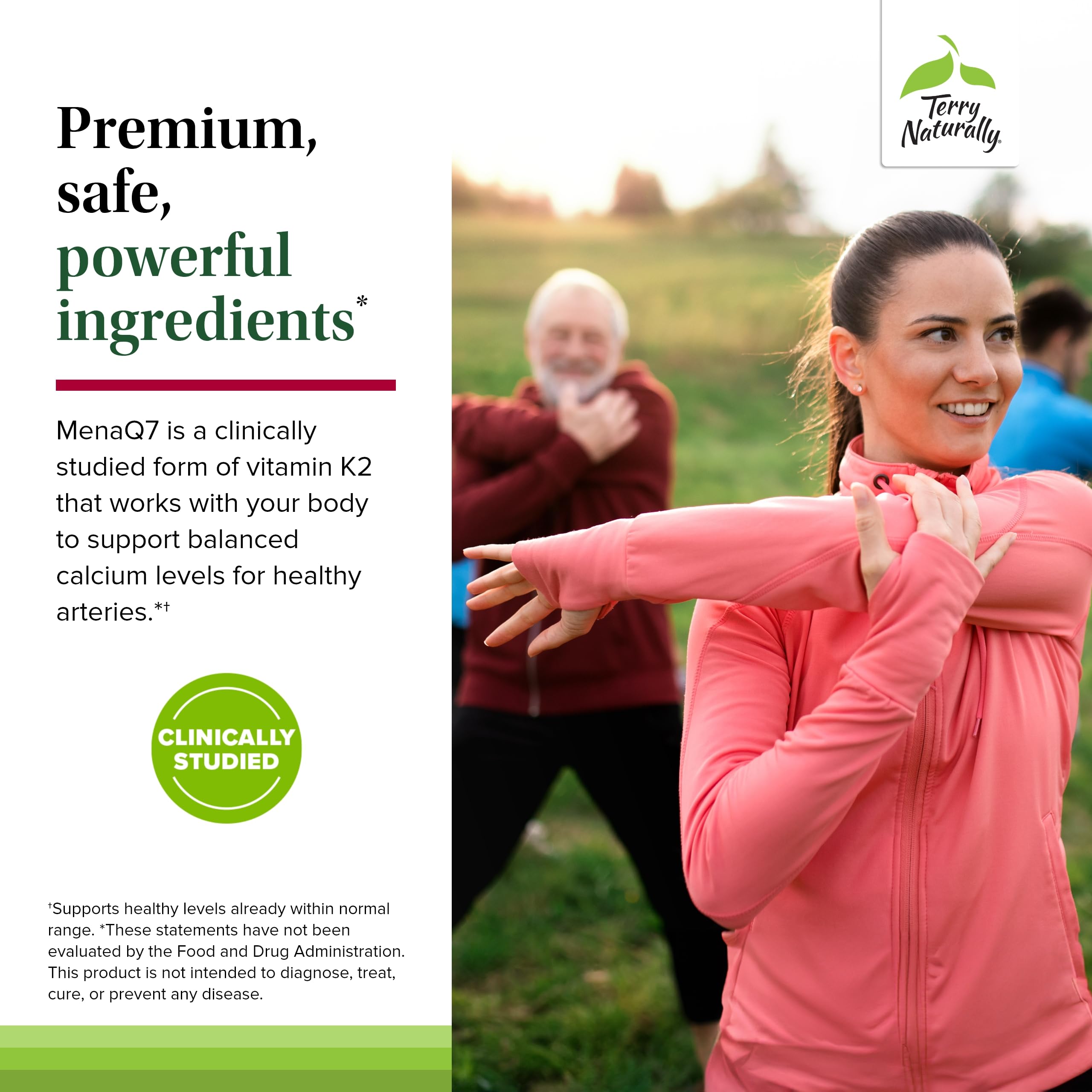 Terry Naturally Artery Strong - Cardio Health & Vascular Elasticity and Strength Support - Cardiovascular Support Supplement with Vitamins A & D3 - Aids Blood Vessel Elasticity - 60 Softgels