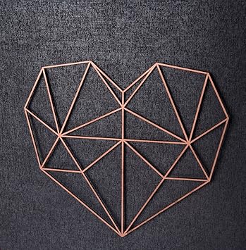 Amazonde Gravurzeile Origami 3d Herz Aus Holz In