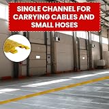 Vigil Cable Protector Ramp 1000mm Yellow Floor Wire Cover Cable Management view 3