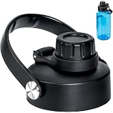Bluwing Replacement Lid for Nalgene 32 oz Sustain Tritan Water Bottle | Wide Mouth Cap for Nalgene 32 oz Water Bottles, BPA Free Spout Lid with Portable Handle, Easy to Open for Gym, Hiking