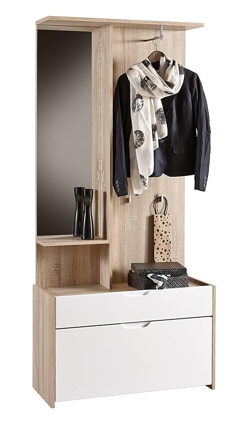 Espejo perchero vintage | Percheros de pared, percheros de pie...