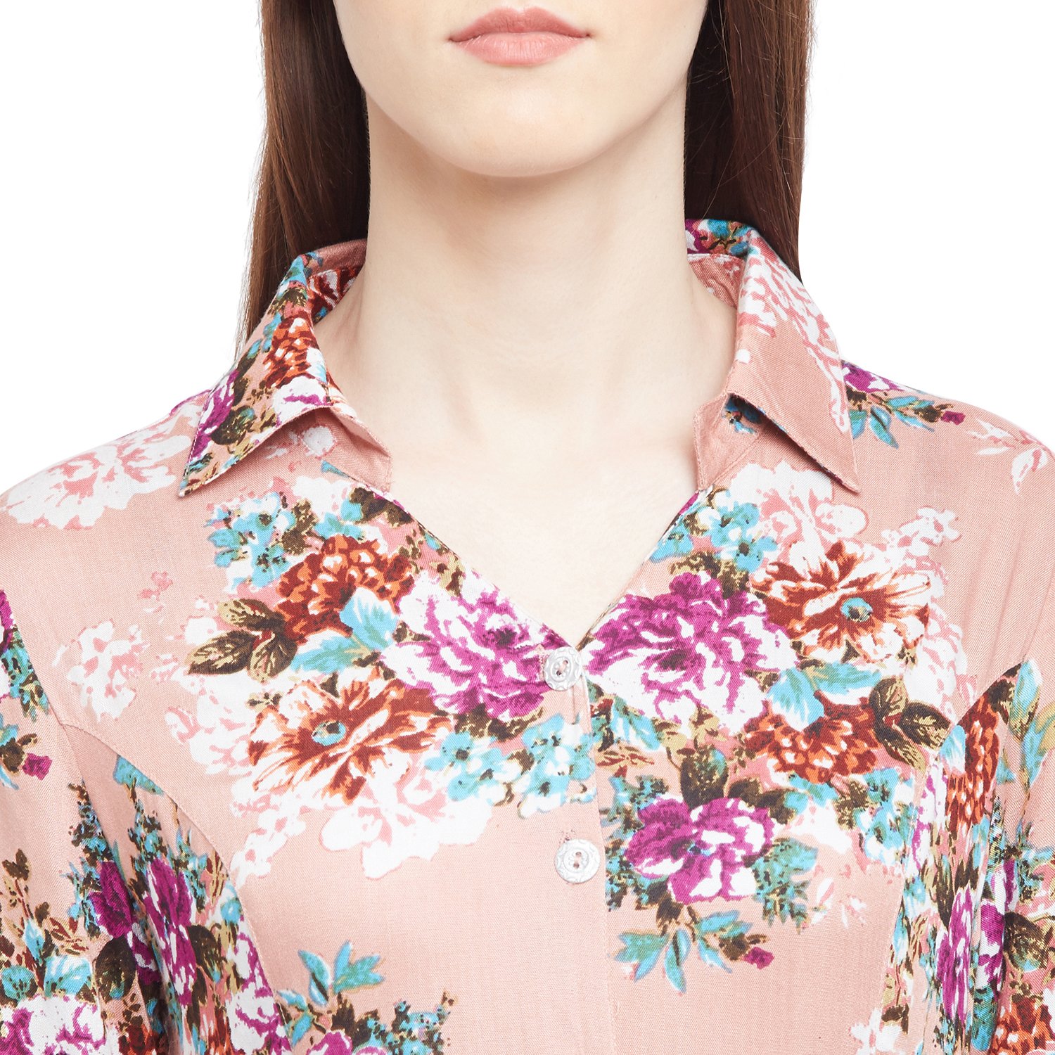 panit women's viscose floral print maxi dress