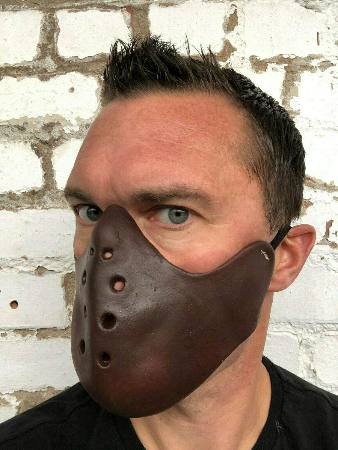 Parrucca Con Barba Alan Marrone - Travestimento Per Carnevale, Feste In Maschera E Addio Al Celibato