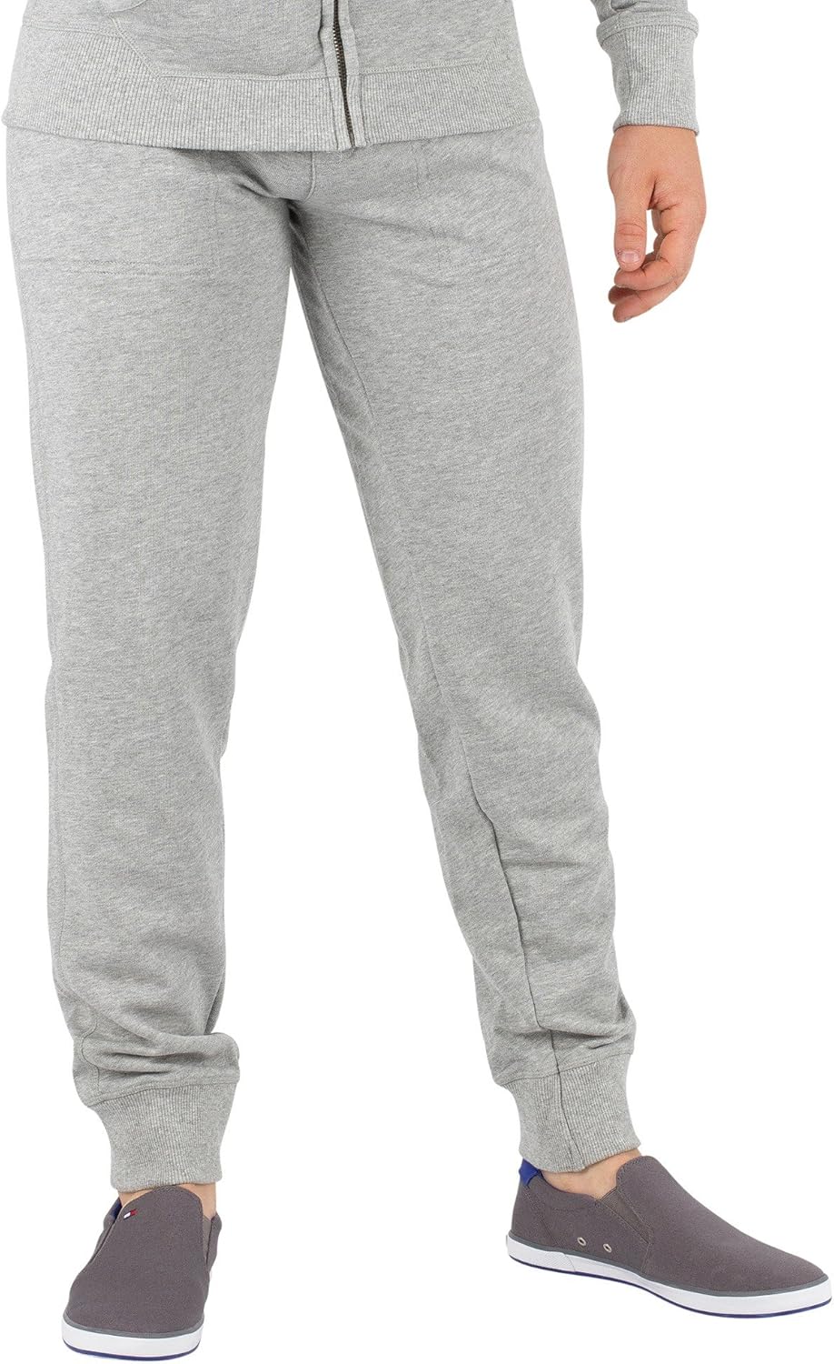 Tommy Hilfiger Icon Hawk Men's Tracksuit Bottoms, Heather Grey Medium