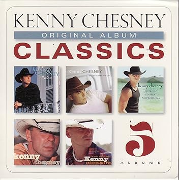 Kenny Chesney Original Album Classics 5 Cds Digital Copy I Will Stand Everywhere We Go No Shirt No Shoes No Problem When The Sun Goes Down