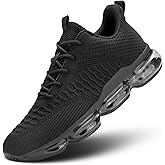Socviis Men's Air Cushion Running Shoes Breathable Tennis Fashion Sneakers Non Slip Workout Casual Sport Shoes Gym Training Comfortable Walking Shoes