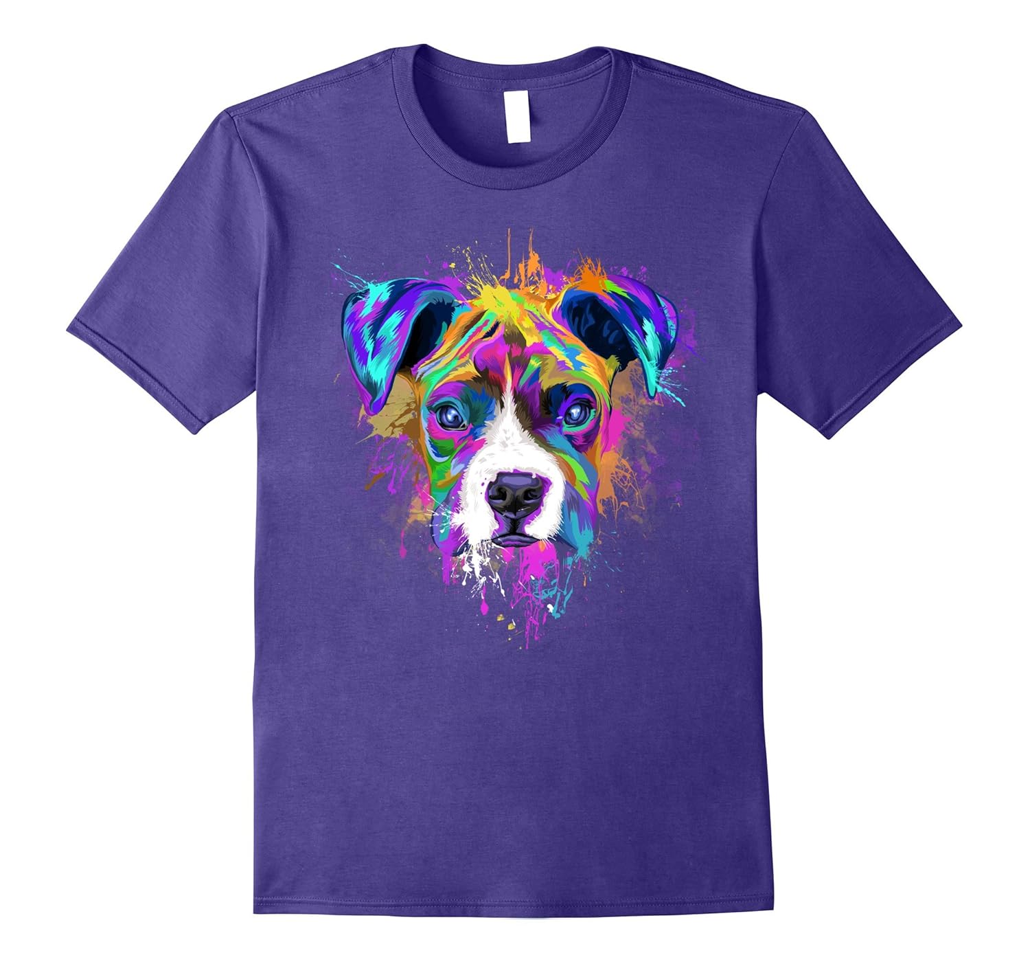 Splash Art Boxer Dog T-Shirt | Puppy Lover Gift-ANZ