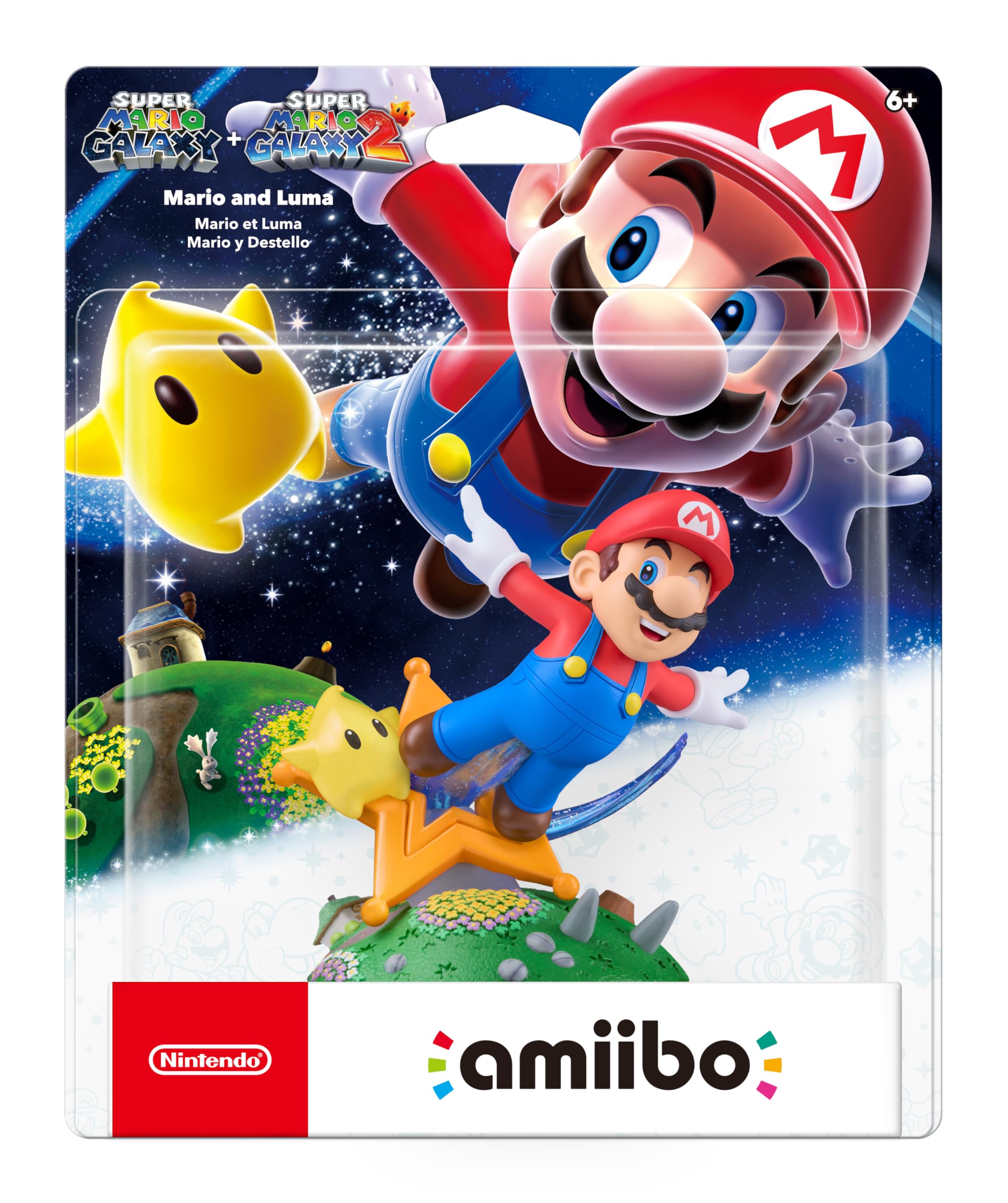 amiibo- Mario y Luma - Super Mario Galaxy + Super Mario Galaxy 2 Series
