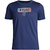 Adidas Unisex Kids New York City Fc MLS Short Sleeve T-Shirt