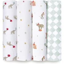 Amazon.com: aden + anais Essentials Disney Baby Muslin Swaddle ...