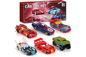 Spider Superhero Car Toys for Kids, 3 4 5 6 7 8 Year Old Boys Toys, Travel Toys, 3 4 5 6 7 8 Year Old Boys Girls Gifts Easter