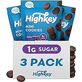 HighKey Low Carb Keto Brownie Bites - Keto Snack Low Carb Snack Sugar Free Chocolate Protein Cookies Sugar Free Snacks Gluten Free Snack Keto Friendly Food Healthy Snacks Keto Dessert Diet Snacks 3pk