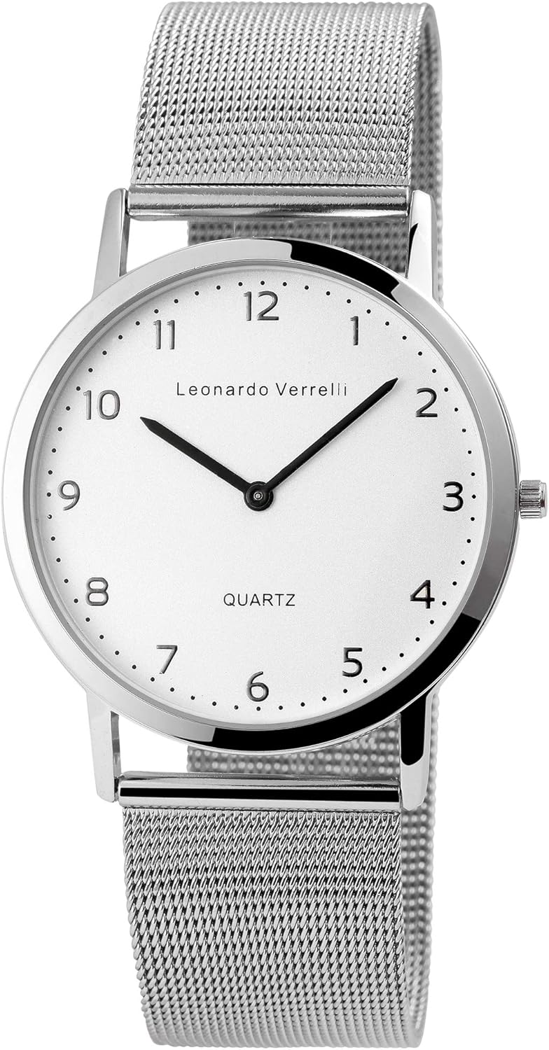 Leonardo Verrelli Reloj de hombre de acero inoxidable ...