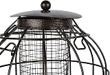 Green Jem Dome Caged Peanut Wild Bird Feeder Squirrel Proof Hammertone view 4
