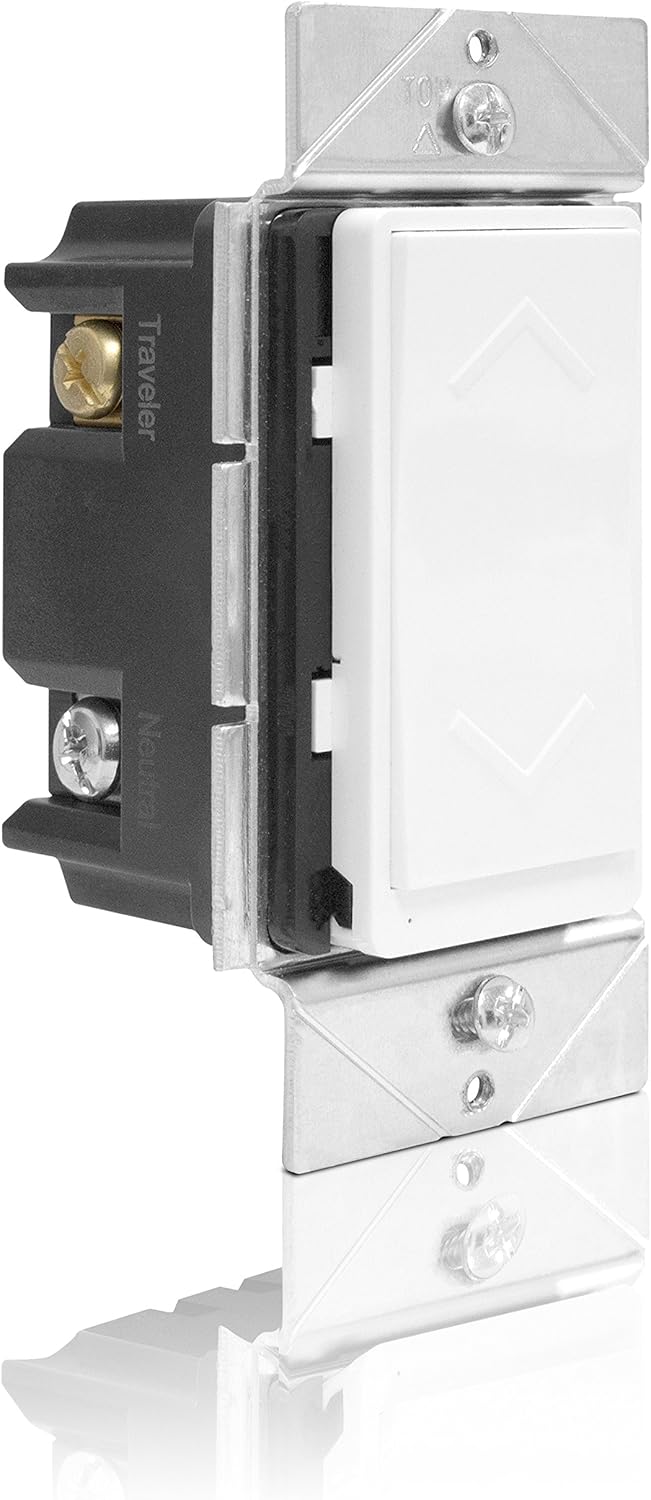 Enerwave ZB500D ZigBee Dimmer, Smart Dimmer Switch, In-Wall ZigBee Dimmer Switch, Dimmer Switch for LED and CFL, Interchangeable Face Covers: Home Improvement