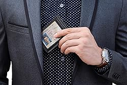 SERMAN BRANDS RFID Blocking Slim Bifold Genuine