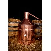 20 Gallon Copper Moonshine Pot Still with Thermometer