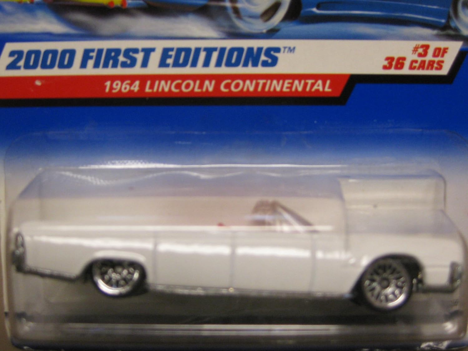 hot wheels 2000 first edition 1964 lincoln continental