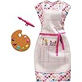 Barbie Clothes - Career Outfit Doll, Artist Look with Palette and Paintbrush, Gift for 3 to 8 Year Olds