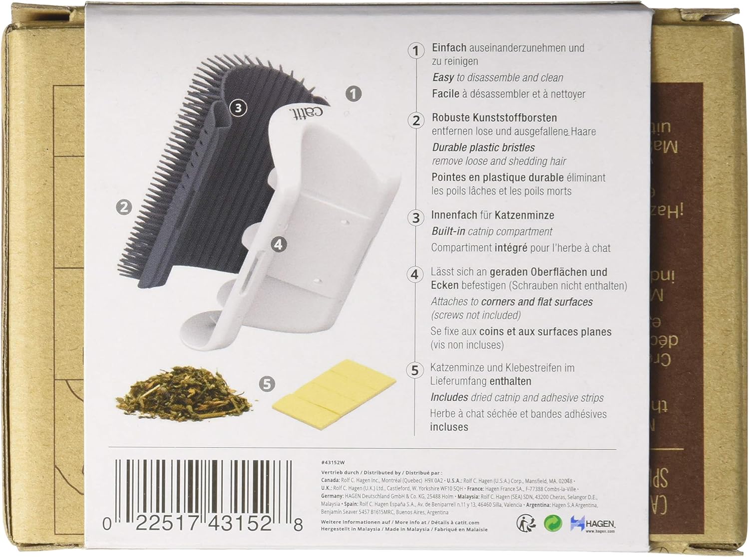 Catit Senses 2.0 Self Groomer Cat Brush, Interactive Cat Toy : Outdoor And Patio Products : Pet Supplies
