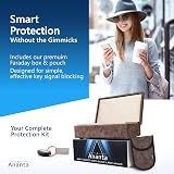 Ananta Faraday Box for Car Keys – Military-Grade RFID Blocking, Brown view 6