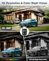 Septekon 2K Solar Wireless Security Camera 360 PTZ Battery IP66 Black view 4