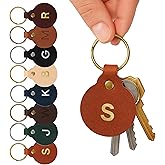 Northwind Personalized Leather Keychain – Custom Full Grain Key Ring Fob – Handmade in USA Gift for Men, Women and Couples