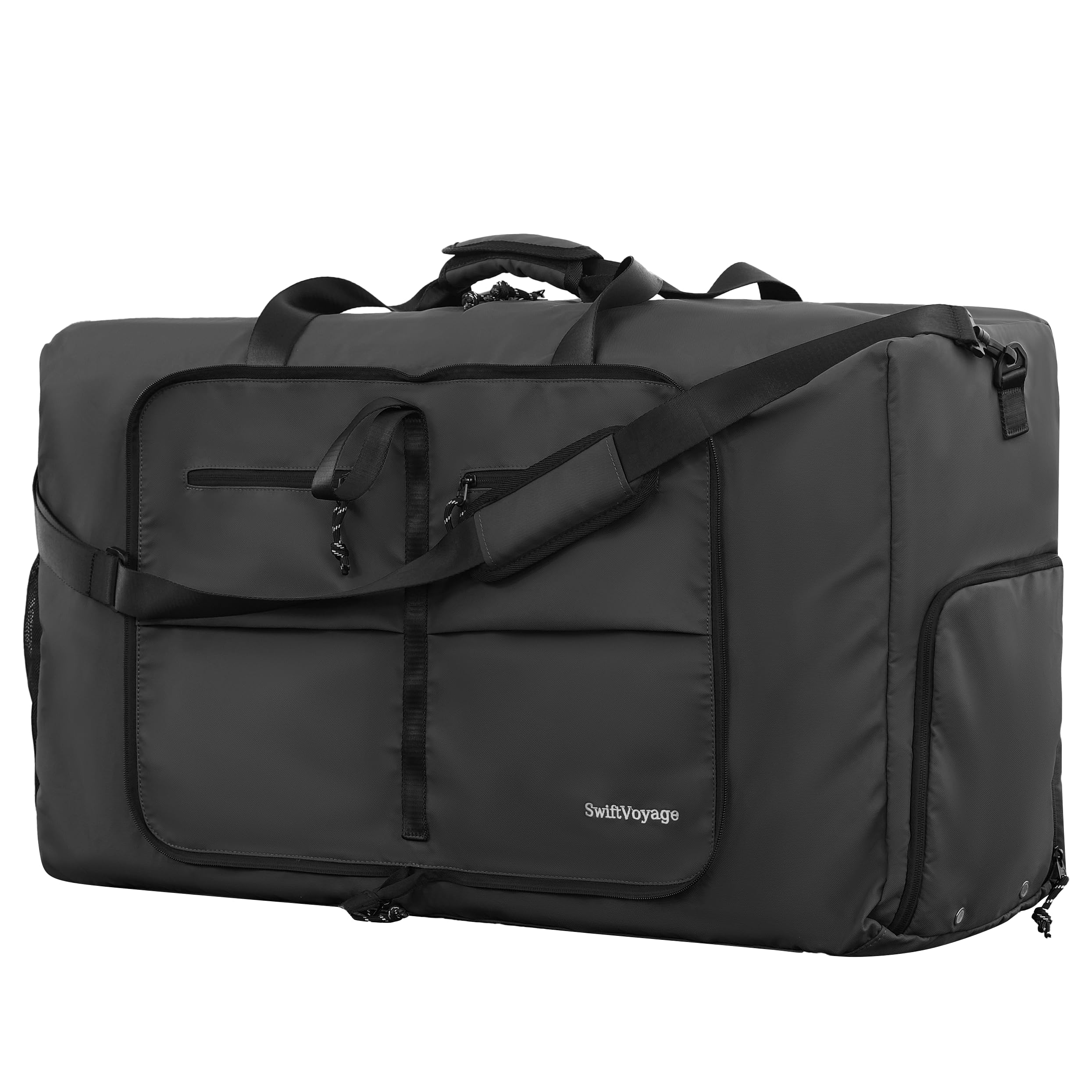 Photo 1 of 100L Duffle Bag Foldie Travel Bag Expandable Duffle Bag for Travel Carry on Bag Foldable Heavy Duty Large Sports Foldable Luggage Bag 31.89 * 16.93 * 11.81 inchs Waterproof storage carry-on bag