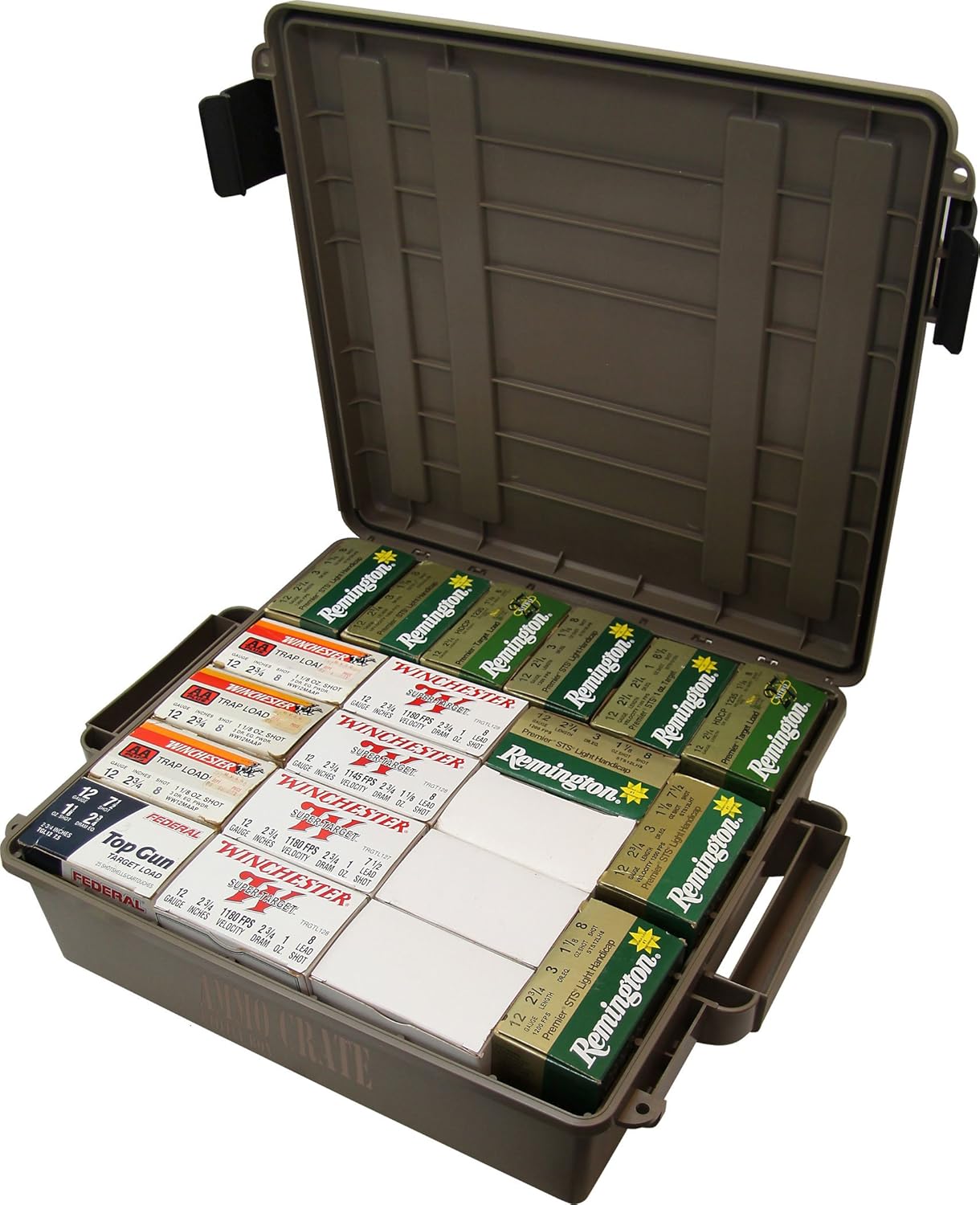 MTM ACR5-72 ACR5 Ammo Crate Utility Box, Brown, Medium: Sports & Outdoors