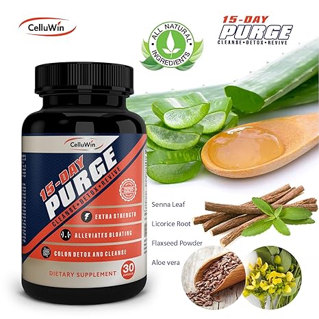 Celluwin Rapid Colon Cleanse Detox Purge Up To 10 Lbs Of Waste Build Up Max Strength Natural