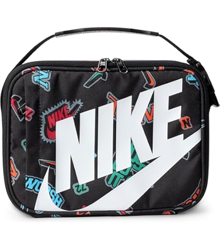 Amazon.com: Nike Futura Hard Liner Lunch Bag Black/White One Size