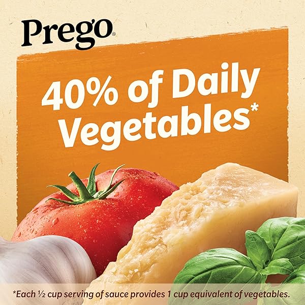 PREGO PARMESAN BASIL PASTA SAUCE, 24 OZ JAR