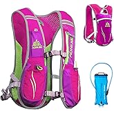 YAPJEB Running Hydration Vest Lightweight Water Pack for Men Women 5L 5.5L Backpack for Marathon Trail Race Hiking Cycling Camping Jogging