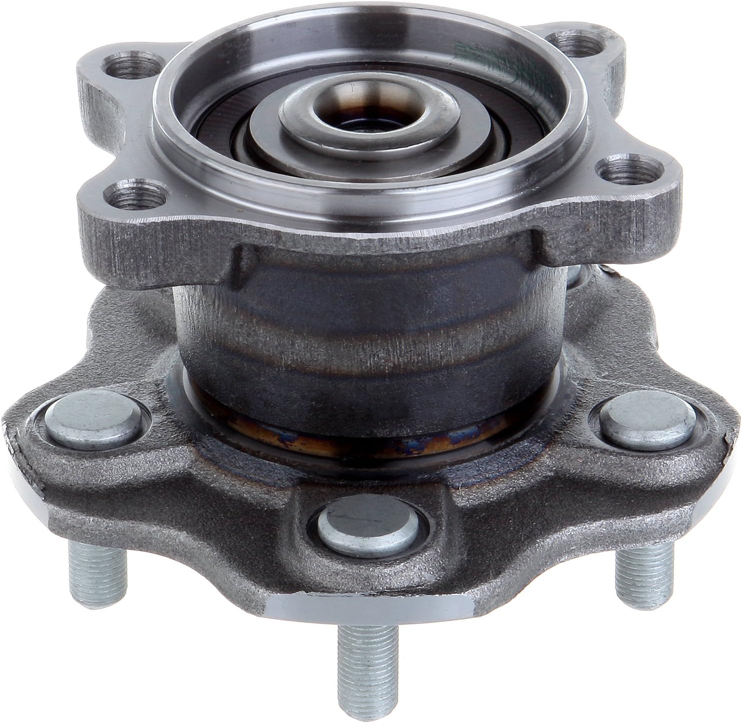 ECCPP Wheel Hub and Bearing Assembly Rear 512201 fit 2002-2006 Nissan Altima Quest Maxima Replacement for 5 Lugs Wheel Hub with ABS 4 Bolt Flange