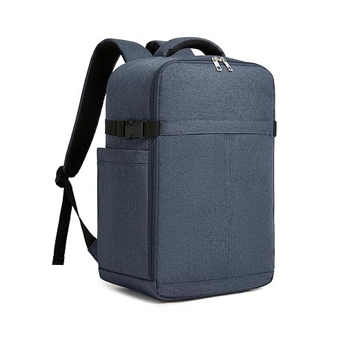 Kono Backpack Mens, Travel Rucksack for Men Women Lightweight Backpack Womens 17L School Bag (Navy)