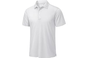 TACVASEN Mens Golf Shirt Dry Fit Mens Polo Shirts Short Sleeve Performance Golf Polos for Men with Collar Work Shirts