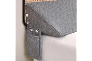 CAVAZZI King Size Bed Wedge Pillow,Bed-Gap-Filler,Bed Wedge Mattress Filler,Headboard Pillow,Triangle Bloster Pillow,Wedge Pillow Stopper,Wedge Pillow to Fill The Gap Between Headboard and Mattress