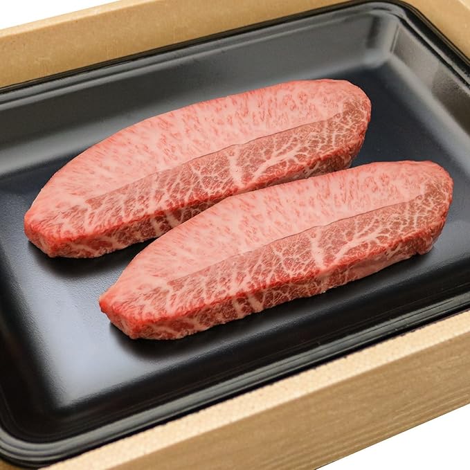 Amazon 肉贈 A5黒毛和牛 ミスジ ステーキ 70g 2枚 肉贈 父の日 Beliem Gift 牛肉 通販
