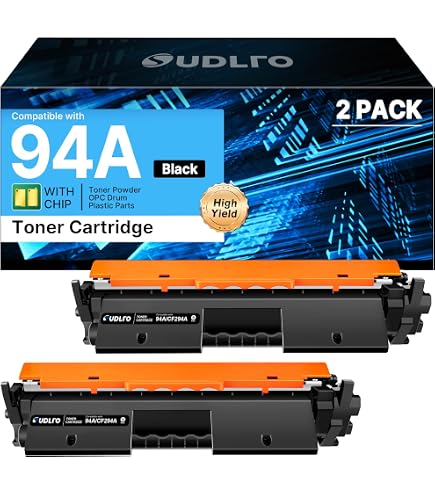 Toner Compatibile HP 94A CF294A - 2 Pezzi, Resa 1200 Pagine Per Cartuccia, Per HP LaserJet Pro M118dw/M148dw/M149fdw