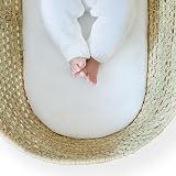 Clair de Lune Moses Basket Mattress 74x28cm Hypo-Allergenic Fibre