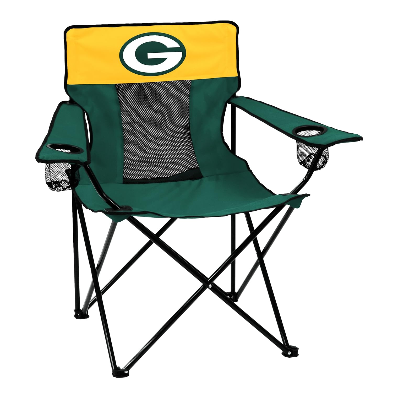 NFL Folding Elite Chair with Mesh Back and Carry Bag