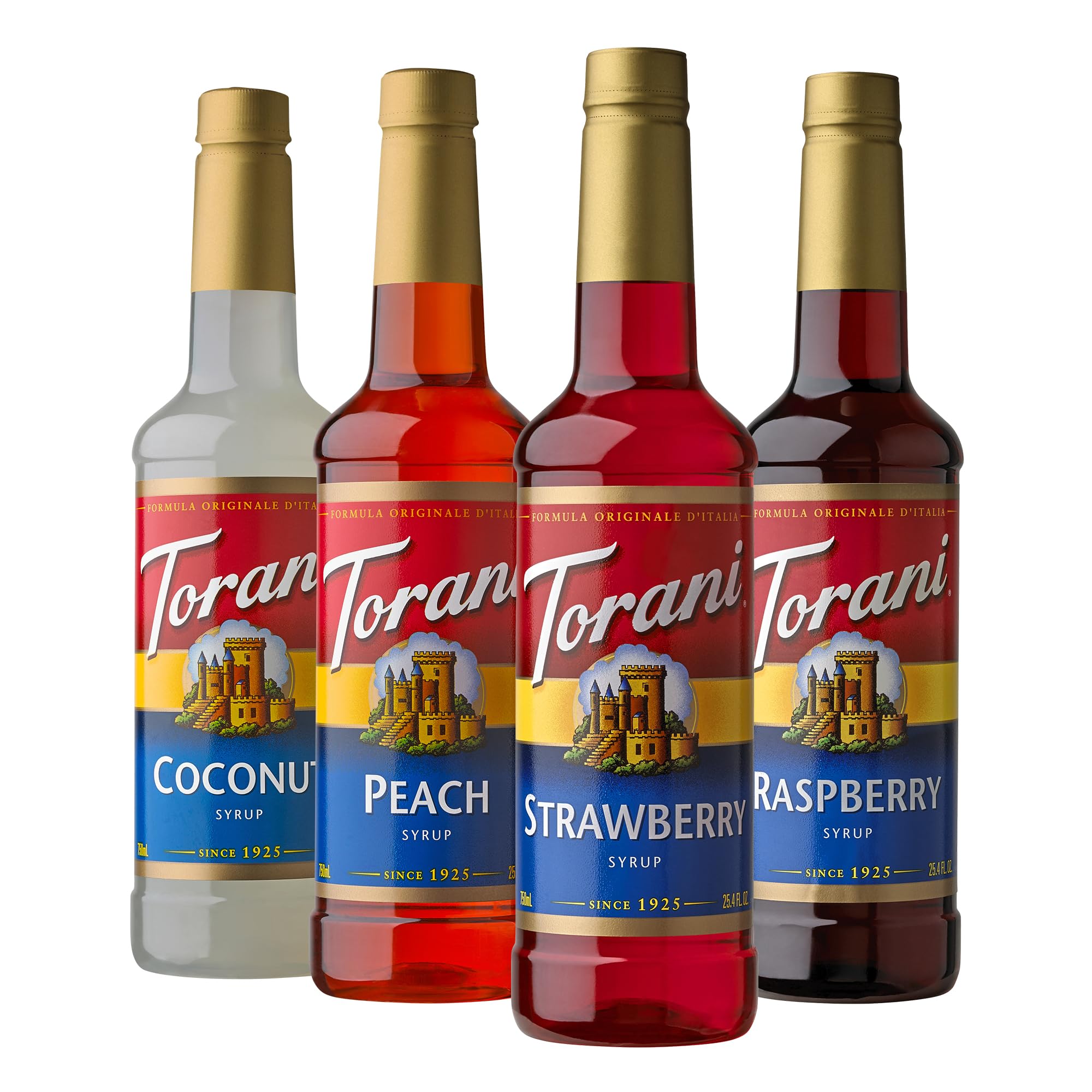 Torani Syrup Variety Packs, Soda Mix, 25.4 fl oz (Set of 4) Image Torani Syrup Variety Packs, Soda Mix, 25.4 fl oz (Set of 4) Image