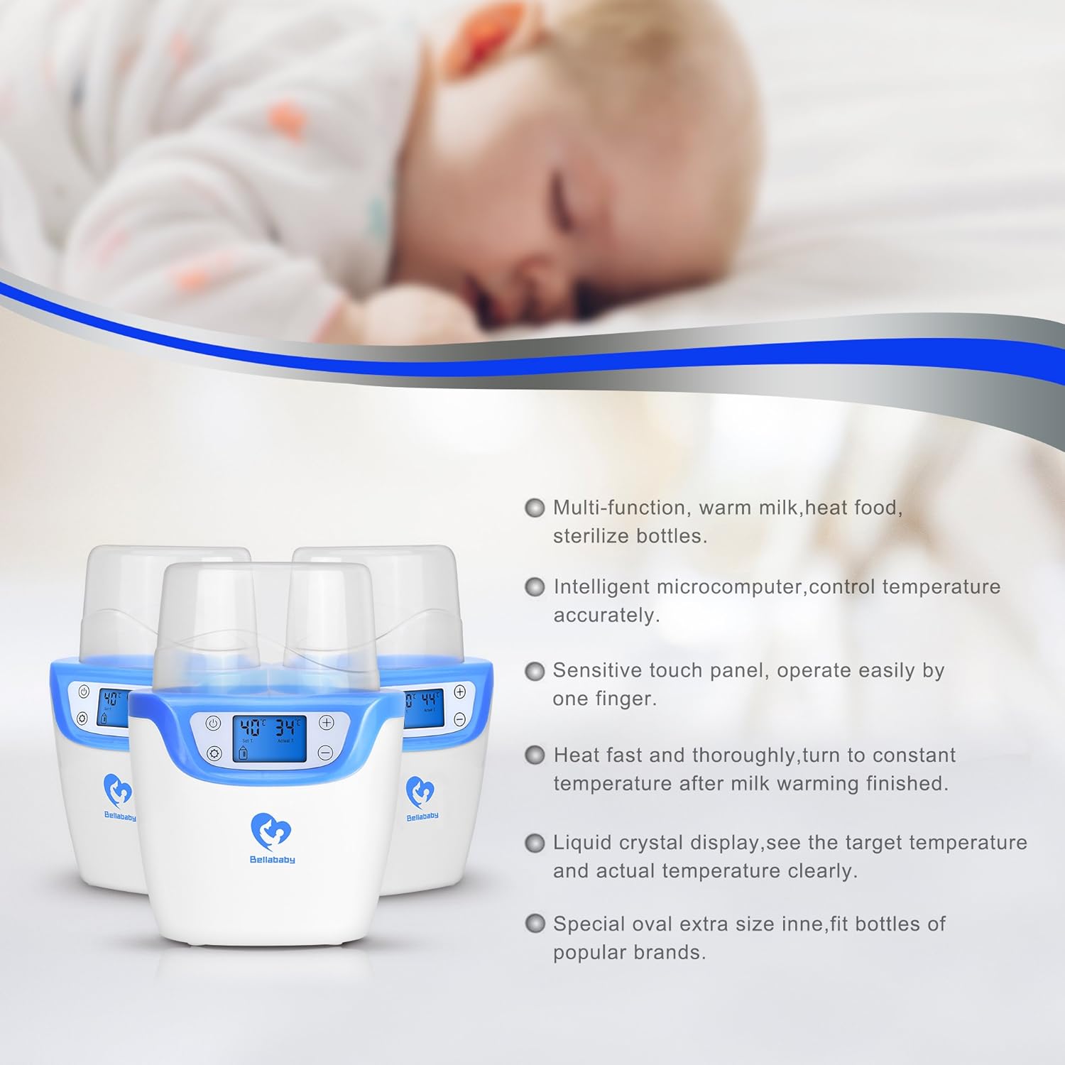bella baby bottle warmer