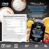 Nu U Nutrition Glucosamine Chondroitin High Strength 180 Caps UK Made view 2