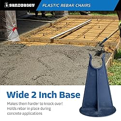 Sandbaggy Rebar Plastic Chair | Fits Rebar #3 to #5