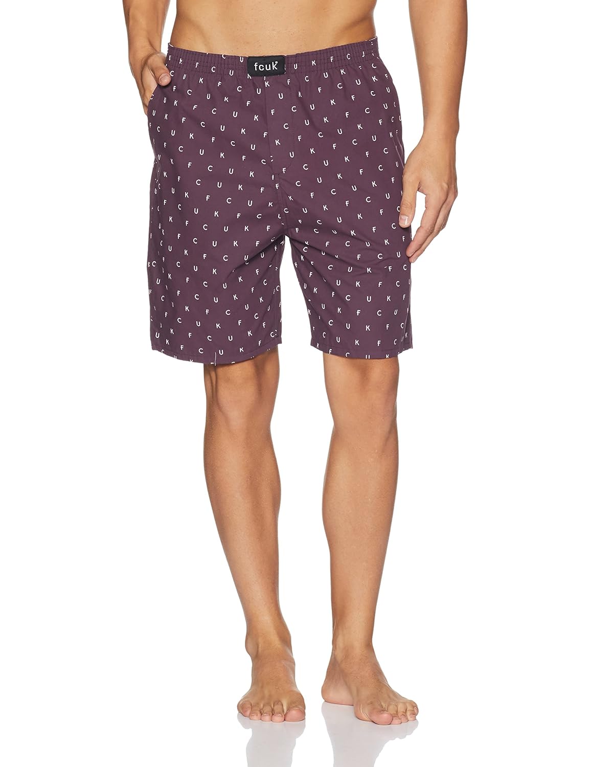 Buy FCUK Men's Cotton Lounge Shorts (8907553014282_M5AAEBORDXXL