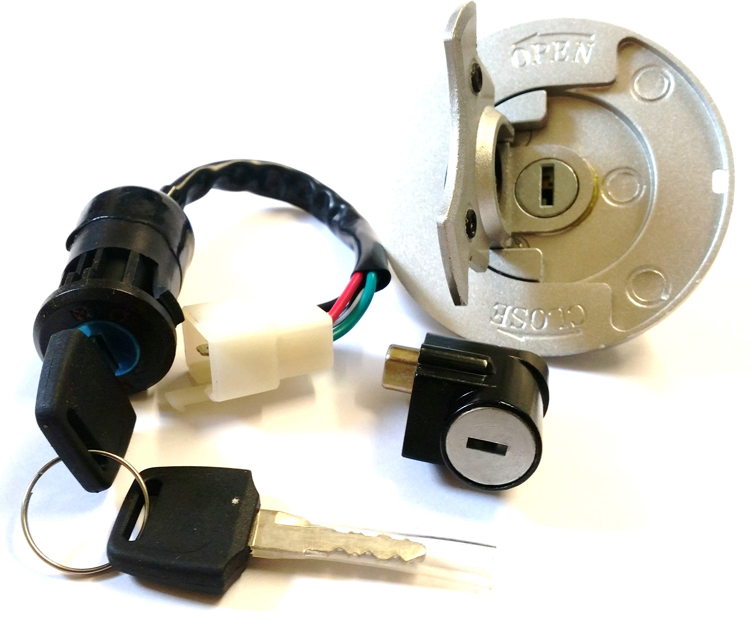 FC002 Fuel Cap, Ignition and Steering Lock for Bashan Quad Bikes