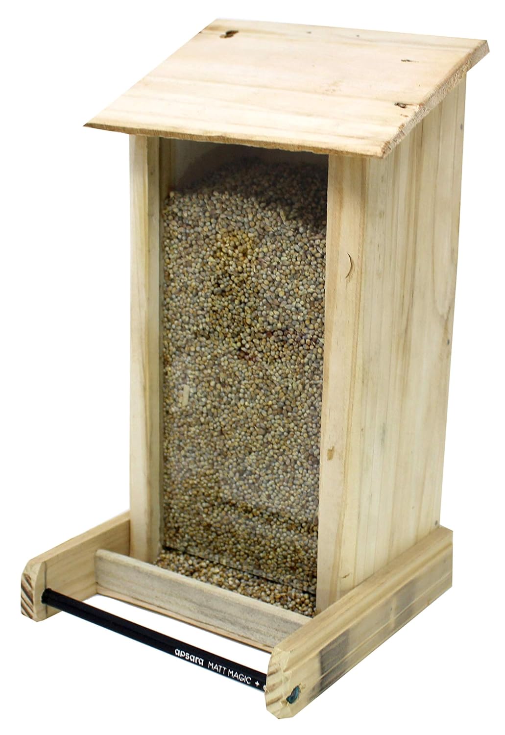 Amijivdaya Wooden Flat Surface Bird Feeder Pack Of 2 Amazon In